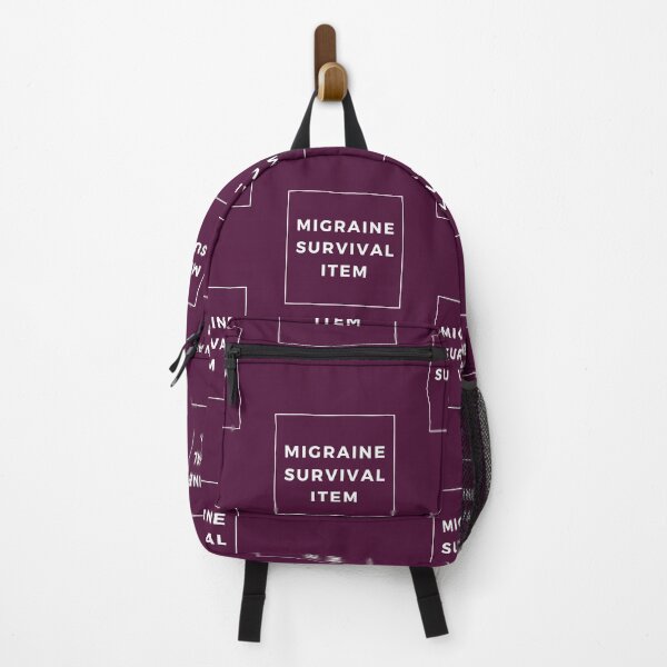Item preview, Migraine Survival Item Purple Cute Funny Shirt Minimalist Chronic Pain Illness Spoonie Headache Awareness designed and sold by InterpreTees.