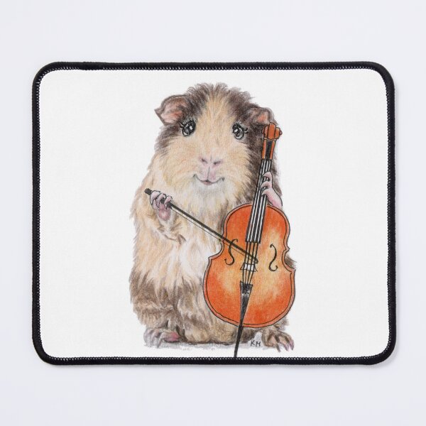 Item preview, Guinea pig cellist cello player designed and sold by Katerina Makarova.