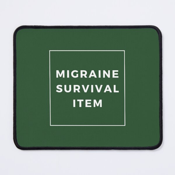 Item preview, Migraine Survival Item Green Cute Funny Shirt Minimalist Chronic Pain Illness Spoonie Headache Awareness designed and sold by InterpreTees.