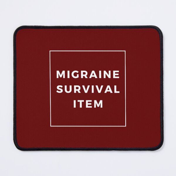 Item preview, Migraine Survival Item Red Cute Funny Shirt Minimalist Chronic Pain Illness Spoonie Headache Awareness designed and sold by InterpreTees.