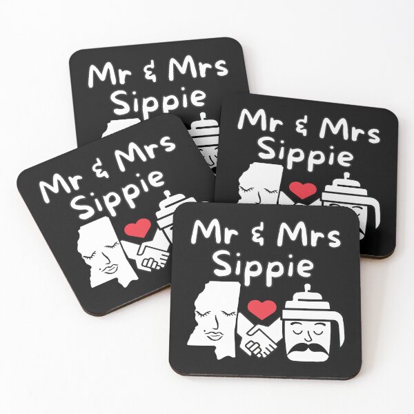 Item preview, Mr and Mrs Sippie - Mississippi Pun designed and sold by Caregiverology.