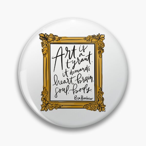 Item preview, Rosa Bonheur Artist Quote designed and sold by LindsayHonor.
