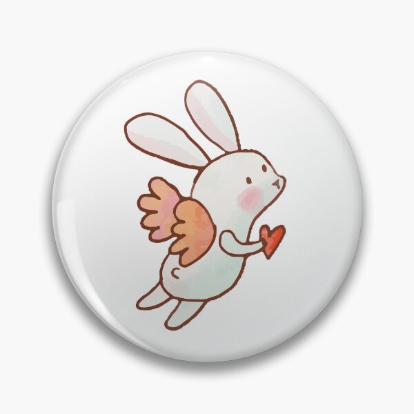 Item preview, Bunny delivering a heart designed and sold by -LemonTee-.