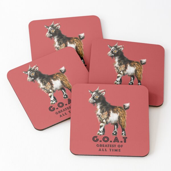 Item preview, G.O.A.T - Greatest Of All Time | B Cartoon Goat  designed and sold by Snootrac.