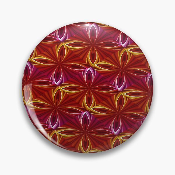 Item preview, Red Floral Abstract Pattern  designed and sold by Lynn  Marie Sharp.