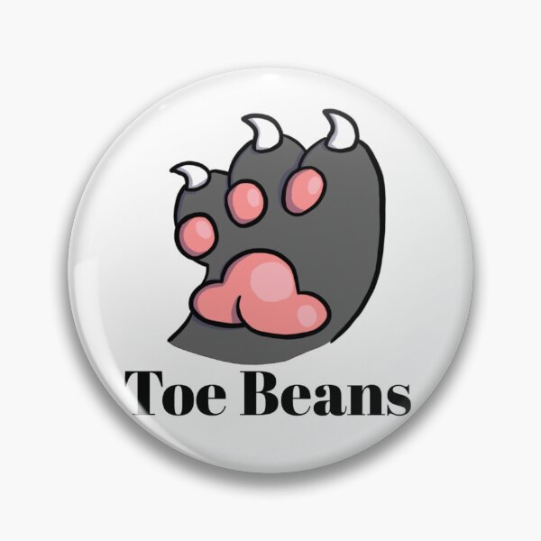 Item preview, Black Paw Pink Toe Beans With Text designed and sold by DolmanceWorks.
