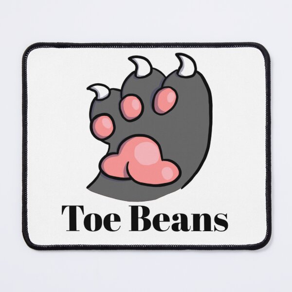 Item preview, Black Paw Pink Toe Beans With Text designed and sold by DolmanceWorks.