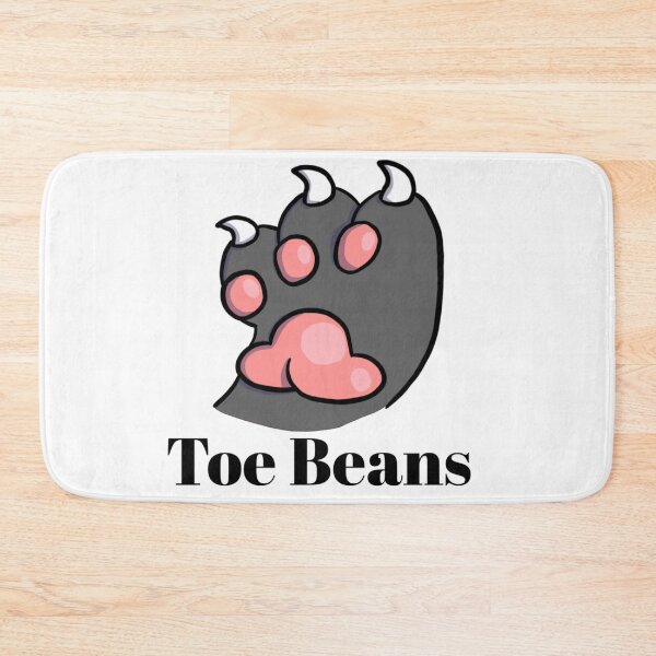 Item preview, Black Paw Pink Toe Beans With Text designed and sold by DolmanceWorks.