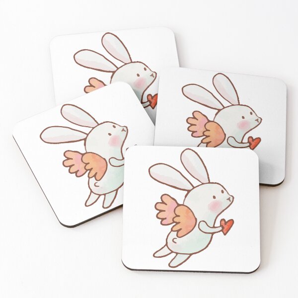 Item preview, Bunny delivering a heart designed and sold by -LemonTee-.