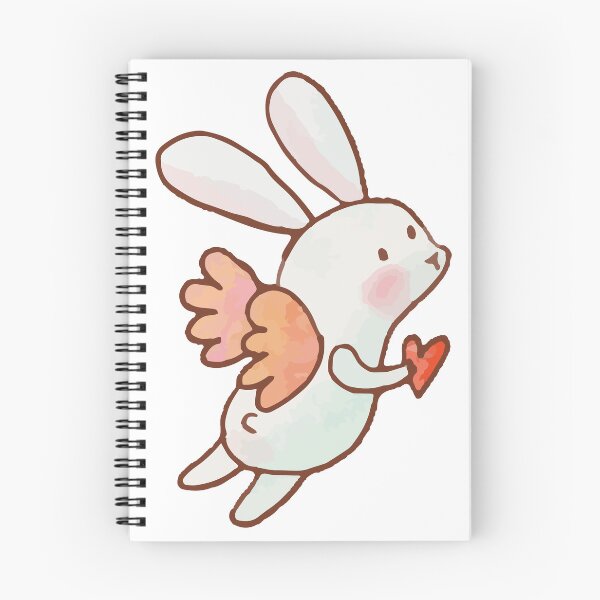 Item preview, Bunny delivering a heart designed and sold by -LemonTee-.