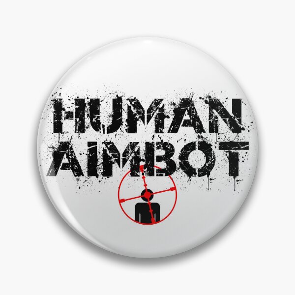 Item preview, Human Aimbot Gamer (Black Font) designed and sold by RoninUnknown.
