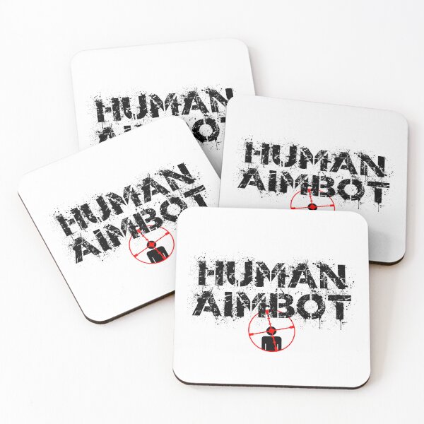 Item preview, Human Aimbot Gamer (Black Font) designed and sold by RoninUnknown.