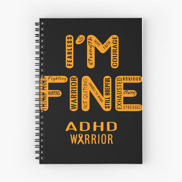 Item preview, ADHD Warrior - I Am FINE, Support ADHD Warrior Support Gifts designed and sold by RidnerStore.