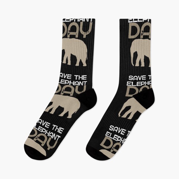 Item preview, Save The Elephant Day Bold Modern Design designed and sold by EarthArtDesigns.