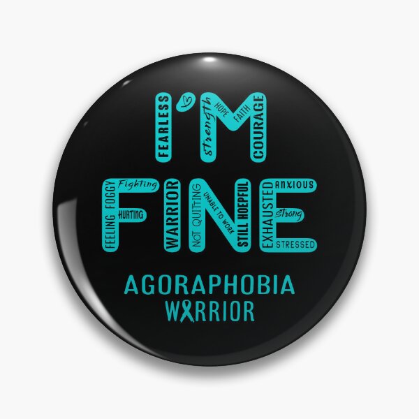 Item preview, Agoraphobia Warrior - I Am FINE, Support Agoraphobia Warrior Support Gifts designed and sold by RidnerStore.