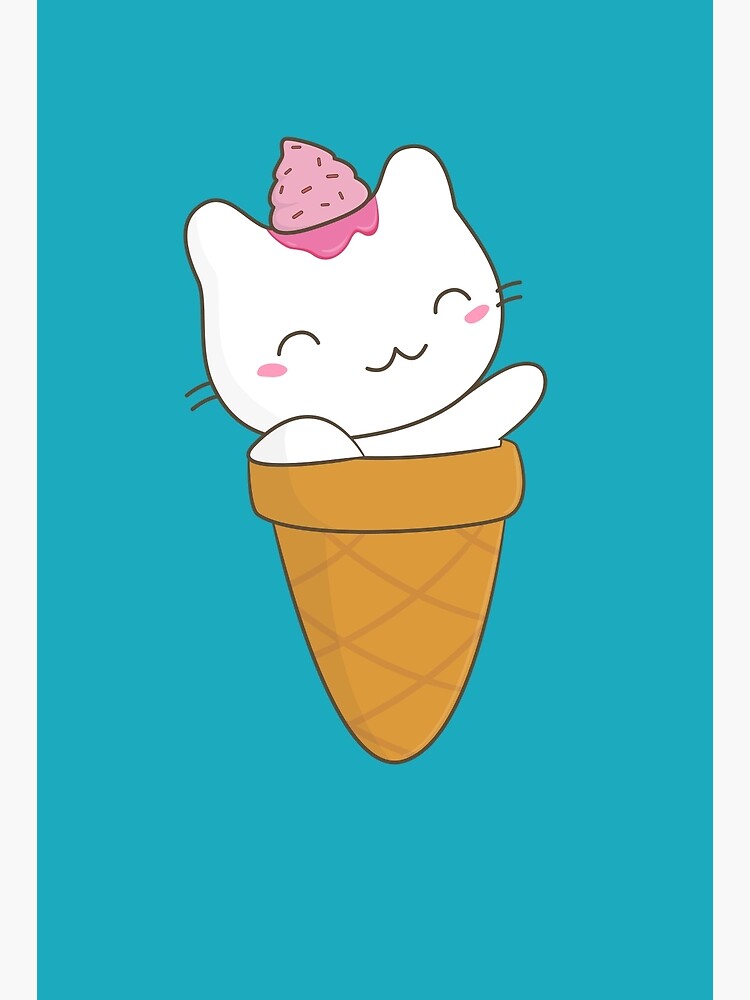cat ice cream cone squishy