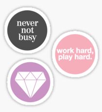 boss lady (set of 3 stickers) Sticker