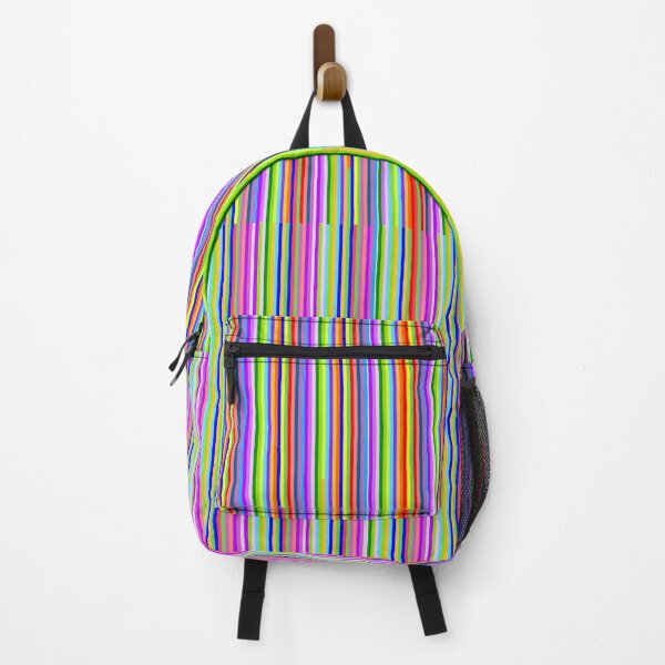 Item preview, Really tiny multi-colored vertical stripes: decor, accent piece, gift idea, birthday, decorations, home, office, work space designed and sold by Becky Hunter.