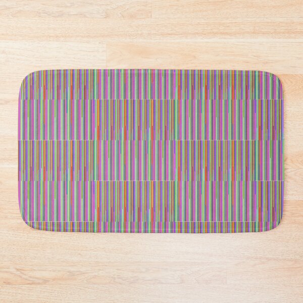Item preview, Really tiny multi-colored vertical stripes: decor, accent piece, gift idea, birthday, decorations, home, office, work space designed and sold by Becky Hunter.