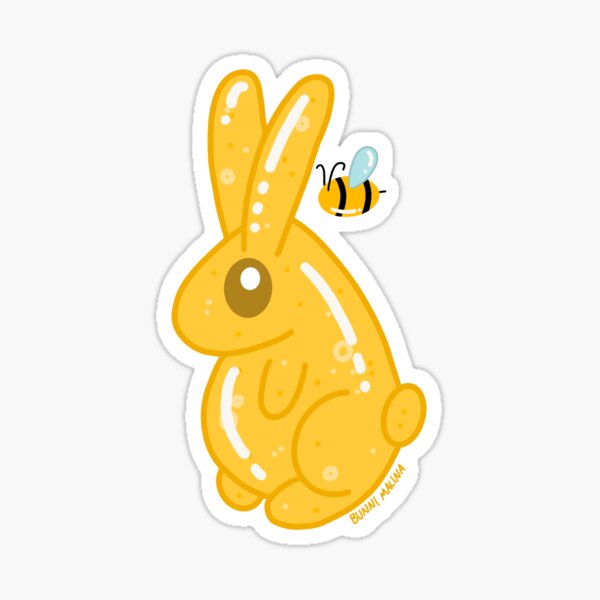 “Honey Bun” Sticker by littlebundraws | Redbubble