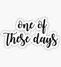 These Days - Foo fighters Sticker