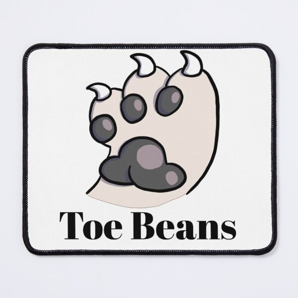 Item preview, White Paw Black ToeBeans With Text designed and sold by DolmanceWorks.