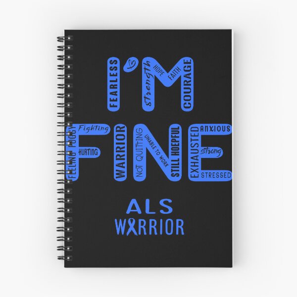 Item preview, ALS Warrior - I Am FINE, Support ALS Warrior Support Gifts designed and sold by RidnerStore.