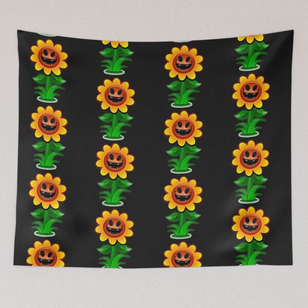 Item preview, red yellow and green smiling happy flower designed and sold by johnrk.
