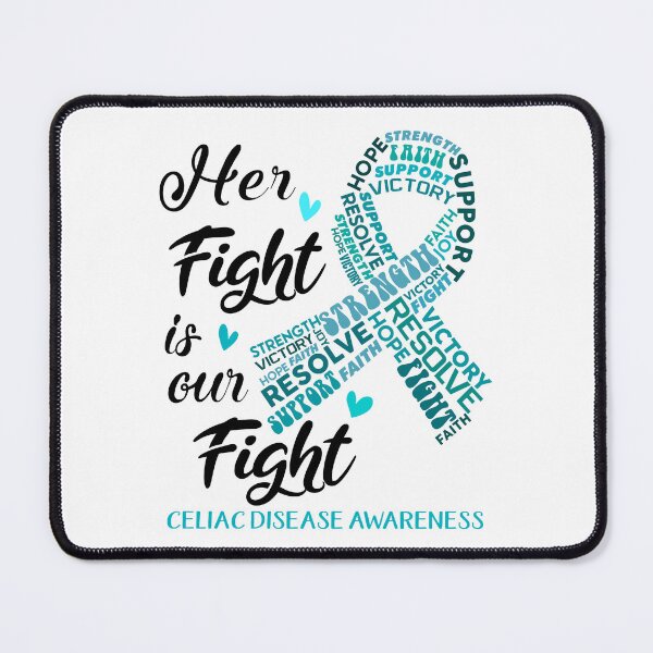 Item preview, Celiac Disease Warrior, Her Fight is our Fight Celiac Disease Awareness designed and sold by Greggwillard.