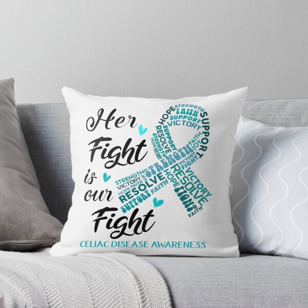 Item preview, Celiac Disease Warrior, Her Fight is our Fight Celiac Disease Awareness designed and sold by Greggwillard.