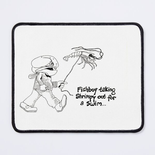 Item preview, Fishboy taking Shrimpy out for a Swim designed and sold by wazoowazoo.