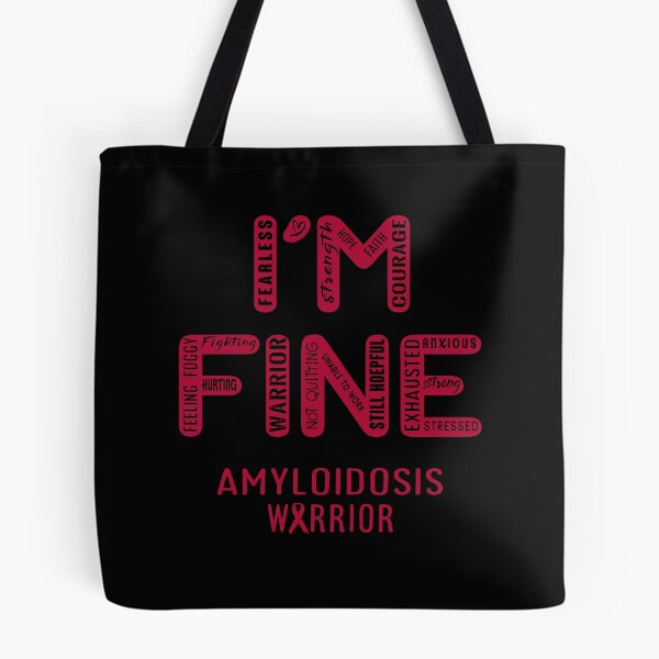 Item preview, Amyloidosis Warrior - I Am FINE, Support Amyloidosis Warrior Support Gifts designed and sold by RidnerStore.