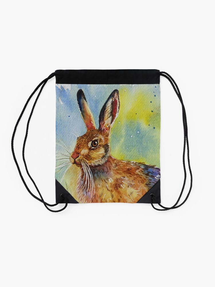 Alternate view of Marvelous March Hare Drawstring Bag