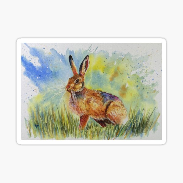 Marvelous March Hare Sticker