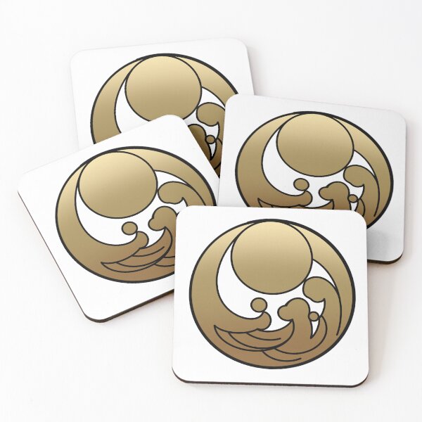 Item preview, Genshin Impact Sangonomiya Emblem Gold designed and sold by fartypickle.