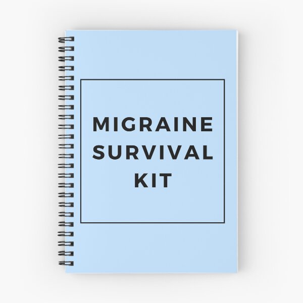 Item preview, Migraine Survival Kit Baby Blue Cute Funny Minimalist Chronic Pain Illness Spoonie Headache Awareness designed and sold by InterpreTees.