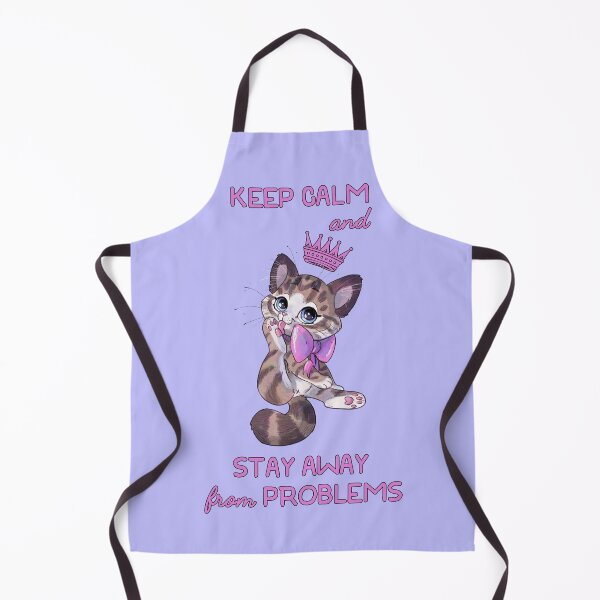 Item preview, Keep Calm and Stay away from problems Funny cat designed and sold by lilakatly.
