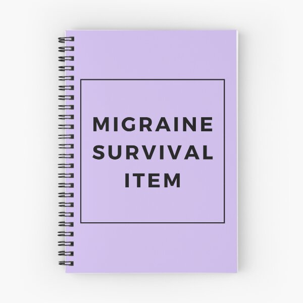 Item preview, Migraine Survival Item Lavender Cute Funny Shirt Minimalist Chronic Pain Illness Spoonie Headache Awareness designed and sold by InterpreTees.