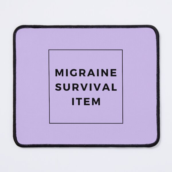 Item preview, Migraine Survival Item Lavender Cute Funny Shirt Minimalist Chronic Pain Illness Spoonie Headache Awareness designed and sold by InterpreTees.