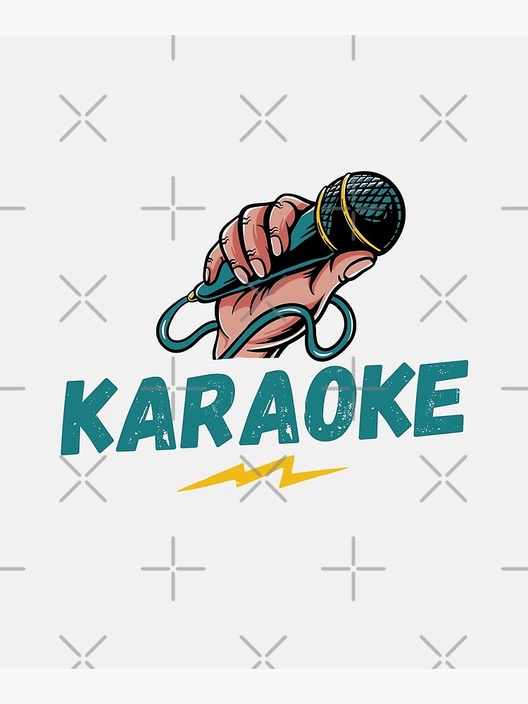 Karaoke Logo Vector for Your Design or Log Stock Illustration