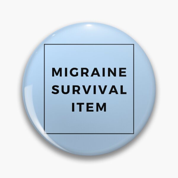 Item preview, Migraine Survival Item Baby Blue Cute Funny Shirt Minimalist Chronic Pain Illness Spoonie Headache Awareness designed and sold by InterpreTees.