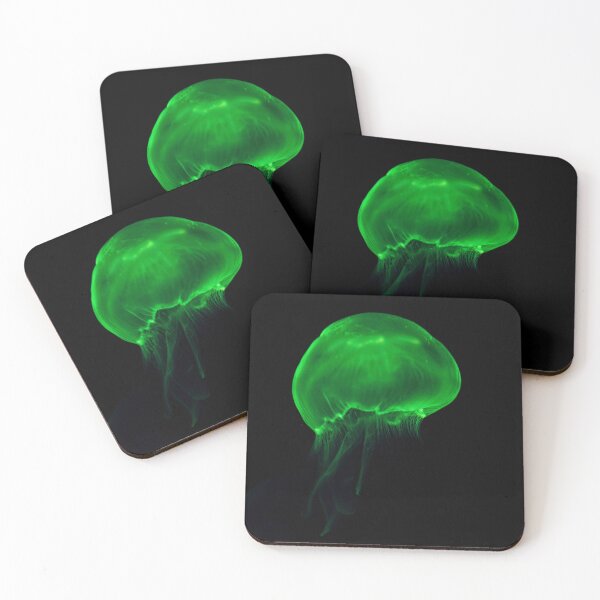 Item preview, Jelly Fish, Green, Ocean Life,   designed and sold by DAM Creative ⭐⭐⭐⭐⭐.