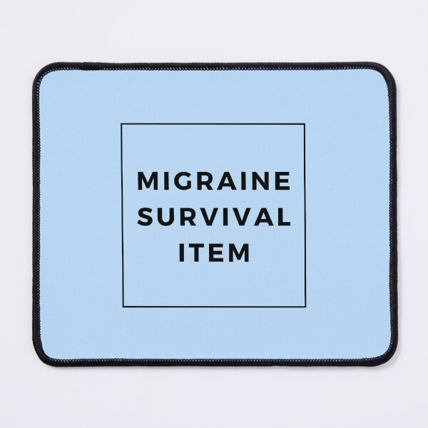 Item preview, Migraine Survival Item Baby Blue Cute Funny Shirt Minimalist Chronic Pain Illness Spoonie Headache Awareness designed and sold by InterpreTees.