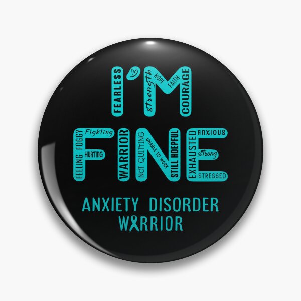 Item preview, Anxiety Disorder Warrior - I Am FINE, Support Anxiety Disorder Warrior Support Gifts designed and sold by RidnerStore.