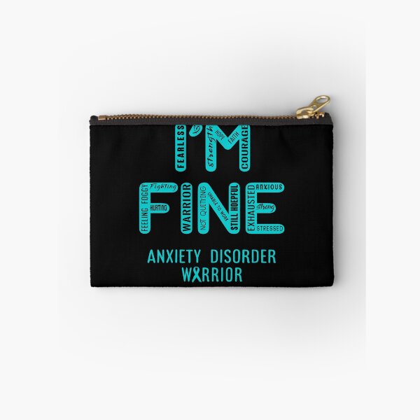 Item preview, Anxiety Disorder Warrior - I Am FINE, Support Anxiety Disorder Warrior Support Gifts designed and sold by RidnerStore.