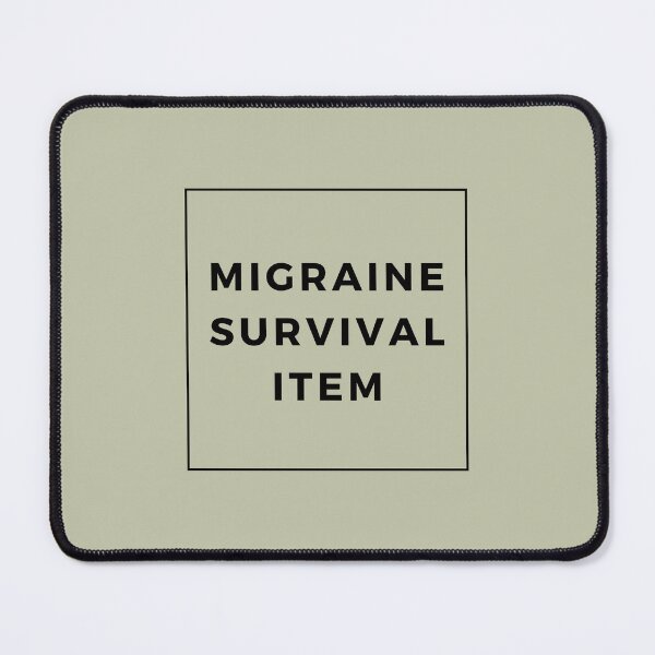 Item preview, Migraine Survival Item Olive Green Cute Funny Shirt Minimalist Chronic Pain Illness Spoonie Headache Awareness designed and sold by InterpreTees.