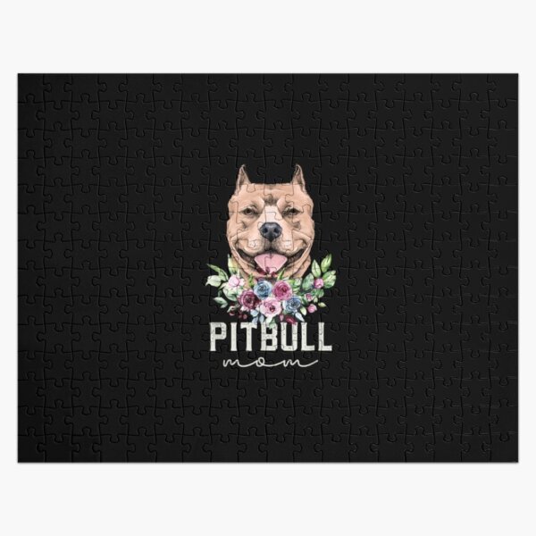 Pitbull Word Puzzle ears up or ears down — Gregory's Special Creations