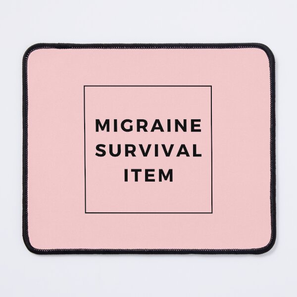 Item preview, Migraine Survival Item Cute Funny Shirt Minimalist Chronic Pain Illness Spoonie Pink Headache Awareness designed and sold by InterpreTees.