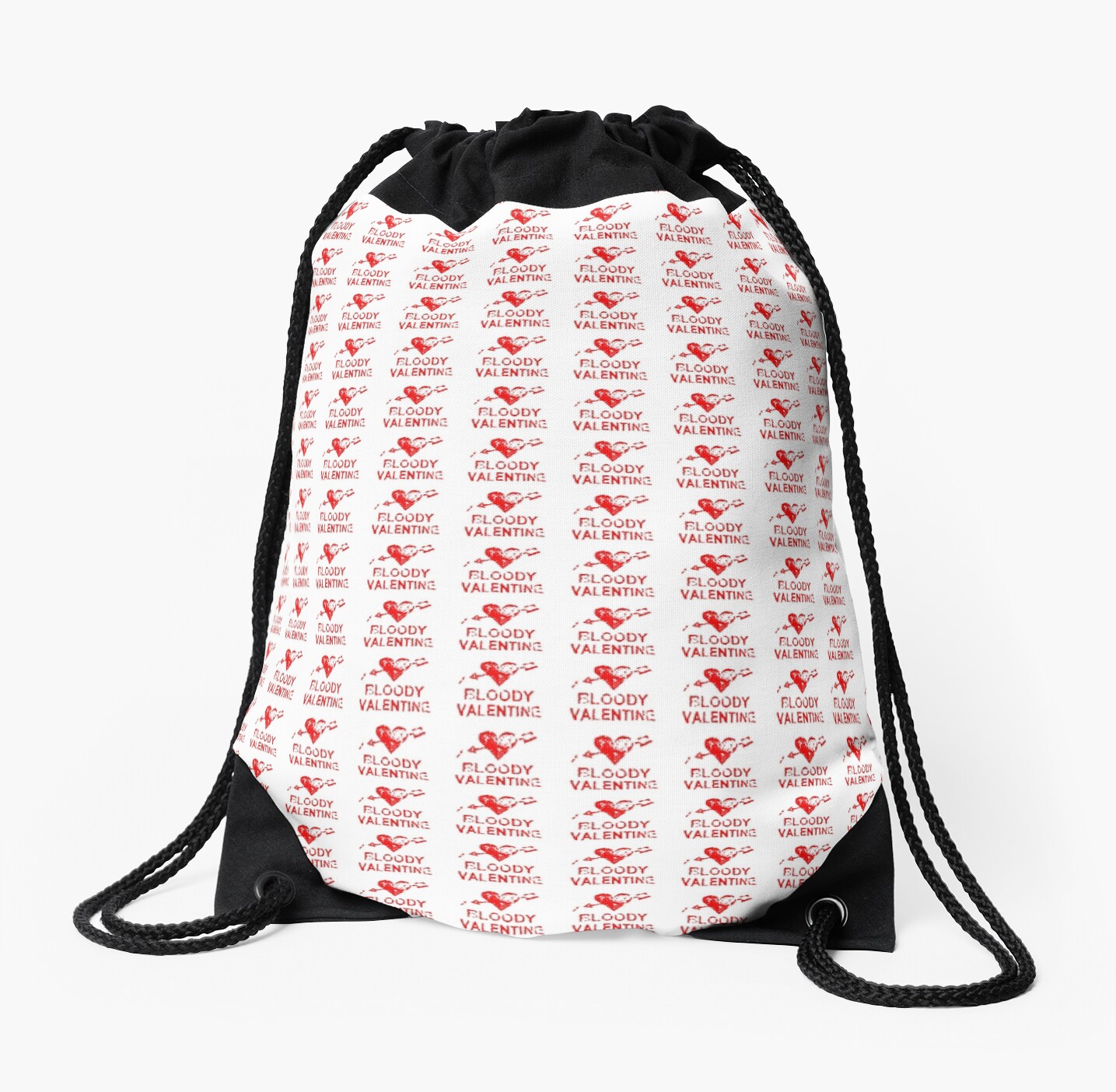 valentine drawstring bags