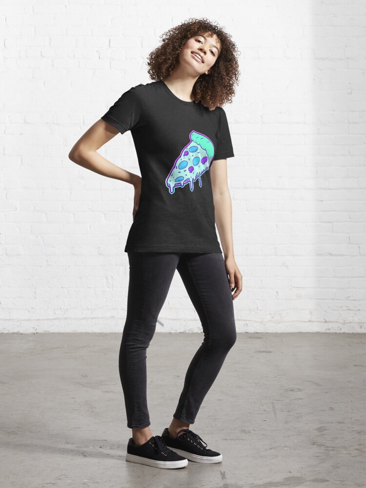 Alternate view of N E O N - P I Z Z A Essential T-Shirt